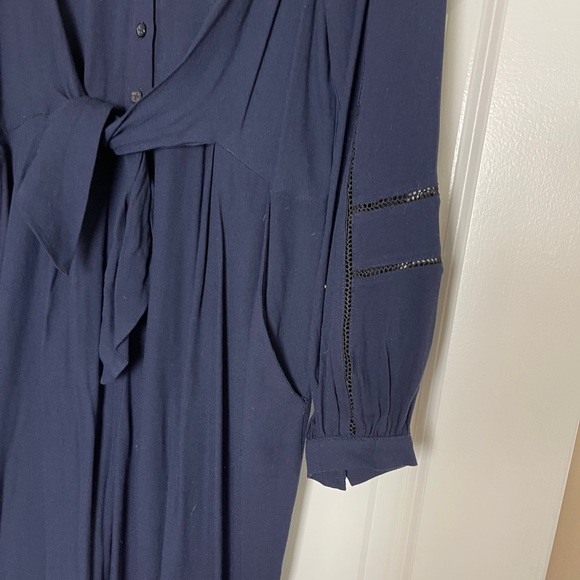 Greylin x Anthropologie Blue Jumpsuit Sz L - Picture 3 of 4